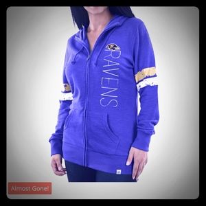 Women's Majestic Heathered Purple Baltimore Ravens